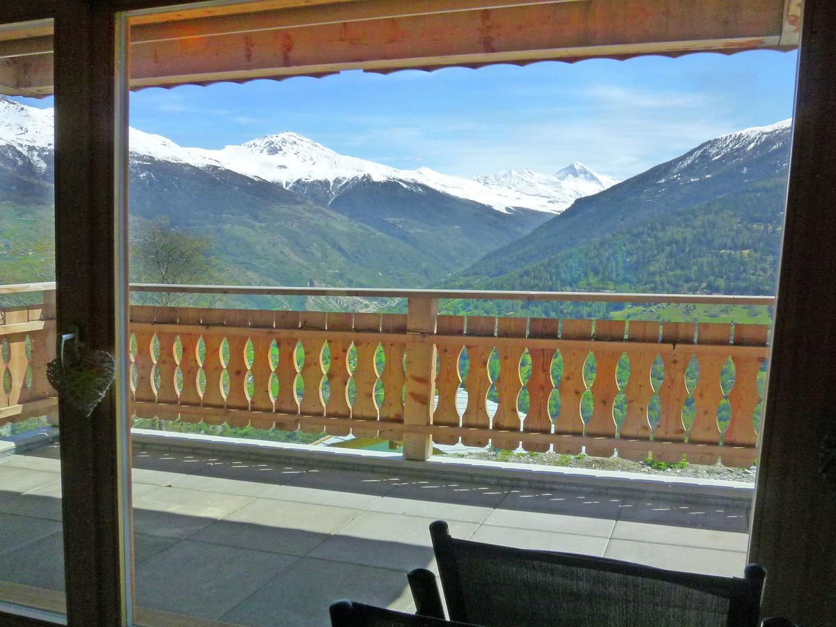 Mountain-View Chalet In Heremence With Terrace 外观 照片